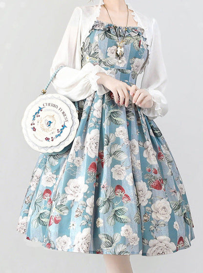 Lolley Kleid + Cardigan Ta Trochrasic Elegan Forest Basket