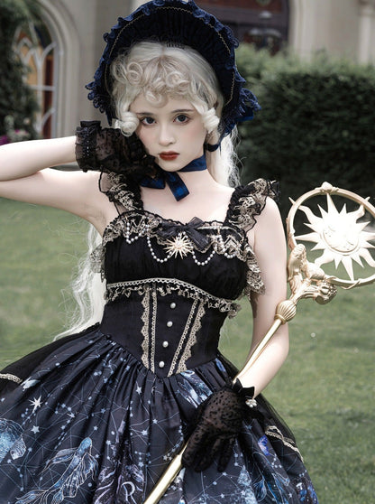 Gothic Lolita Dark Sass Skirt