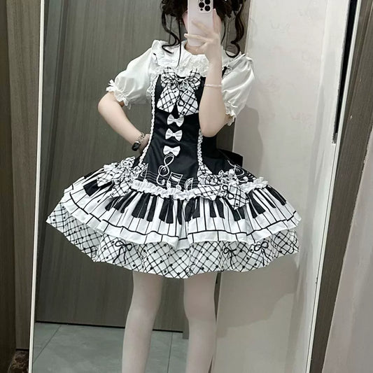 Timeglow Six-Panel Printed Lolita JSK Dress