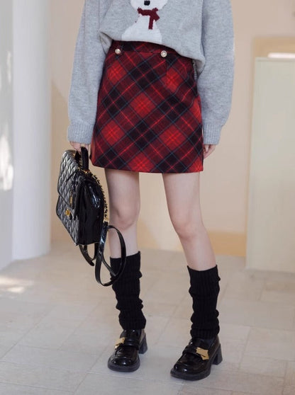 Enger Rock Diamantkariert Dunkel