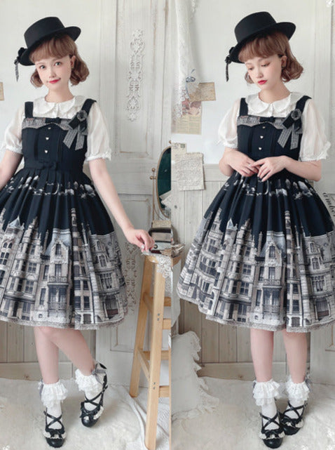 Shoes Heel Lace Elegant Original Lolita Mid