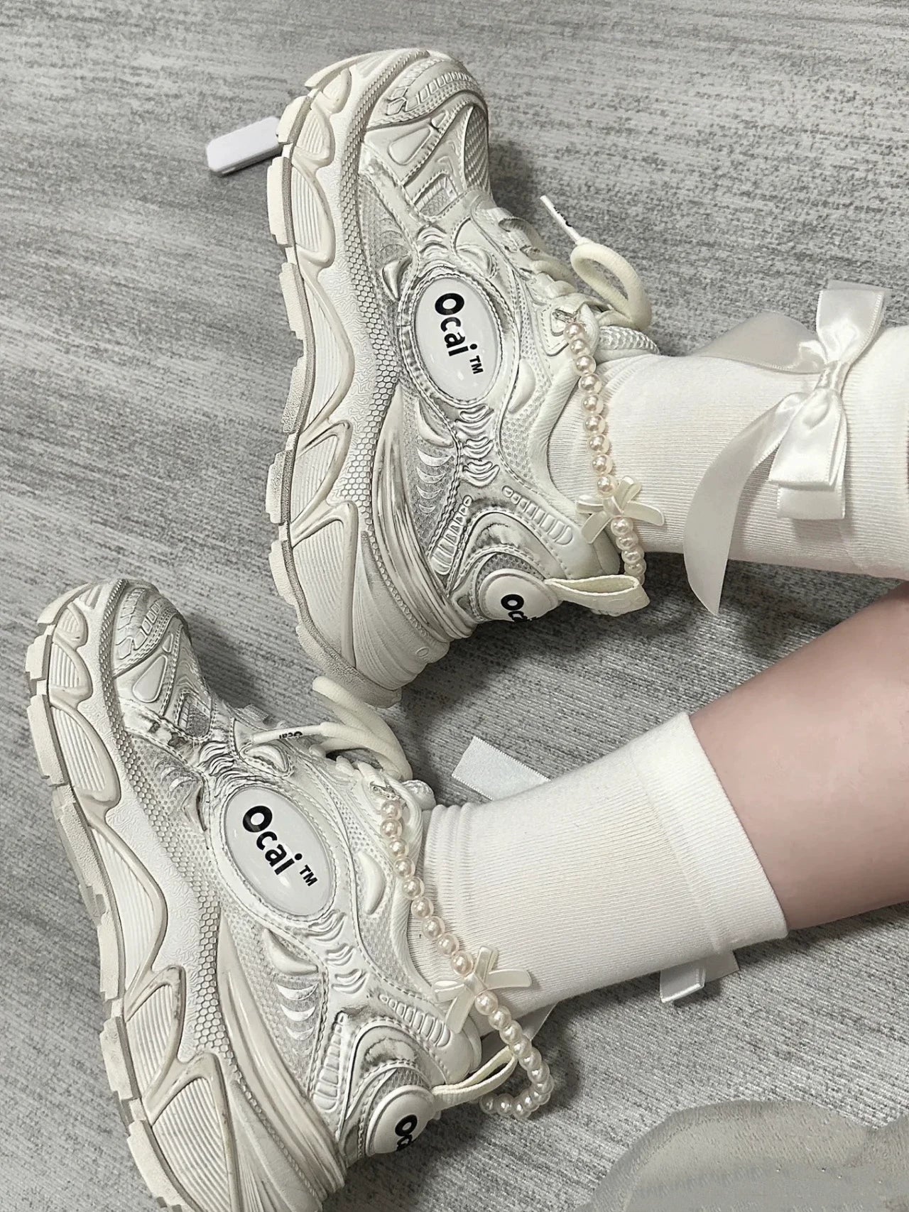 Pearl Heel Chain - Lolita Shoe Accessory DIY Detachable Buckle