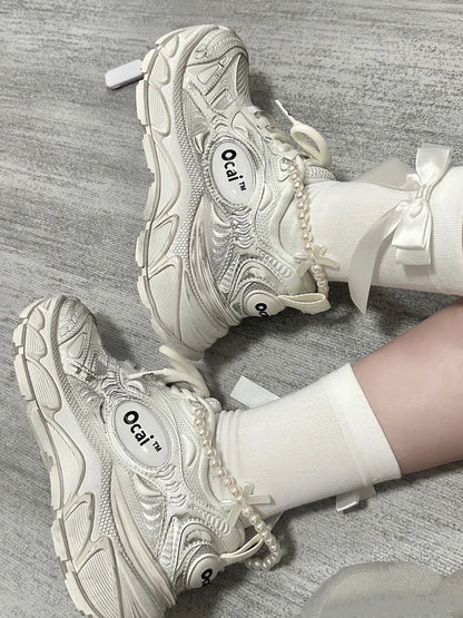 Pearl Heel Chain - Lolita Shoe Accessory DIY Detachable Buckle