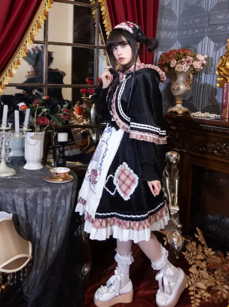 Cape Chic Kleid Retro Lolita Puppe