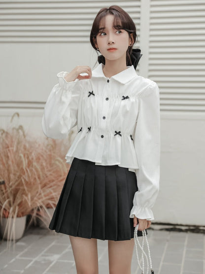 Blusenband Kurz Raffung