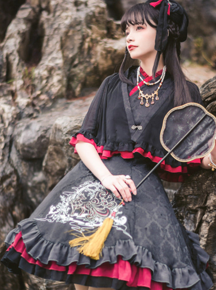 ドレスフォックスローリーエレガントチャイナタセットインテール