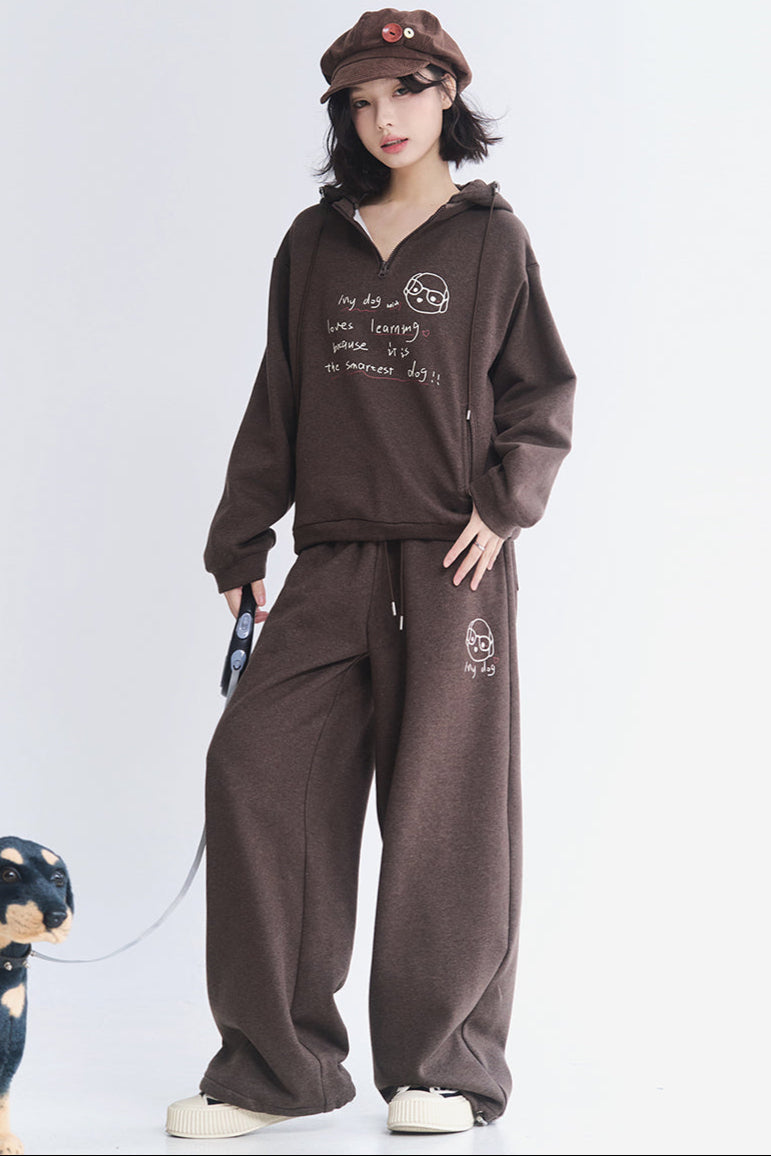 Setup Casual Hoodie Sportswear mit