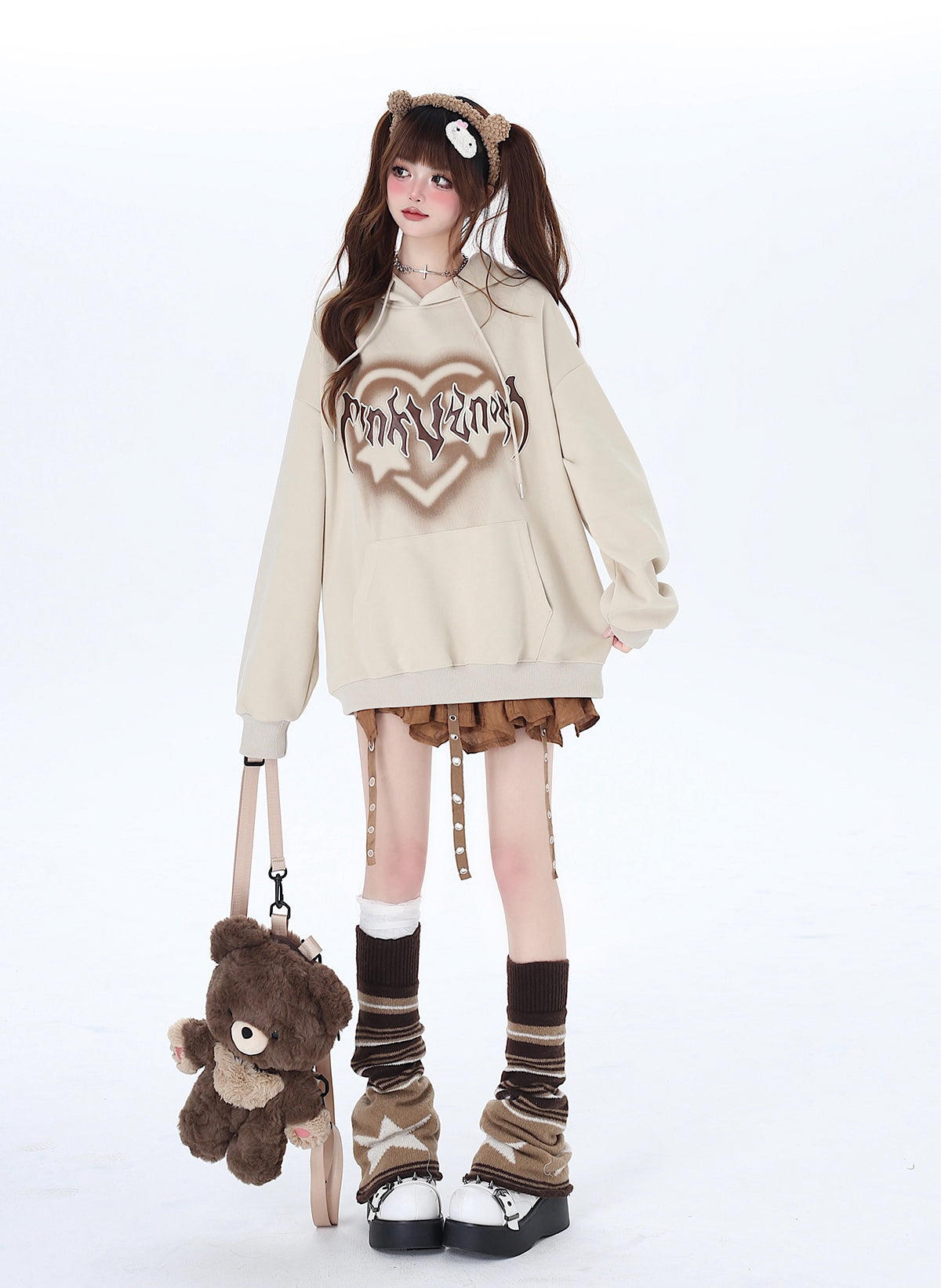 Kapuzenpullover American Cool Oversized Love Letter