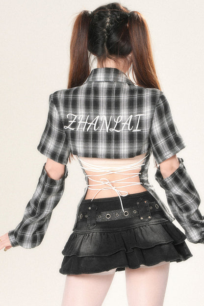 Open Design Shirt Bag Check