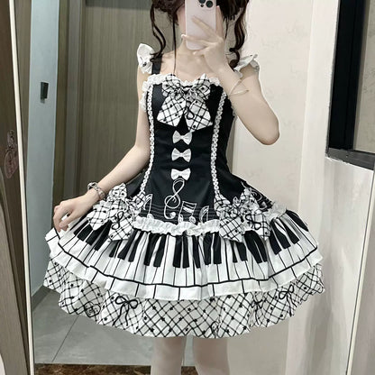 Timeglow Six-Panel Printed Lolita JSK Dress