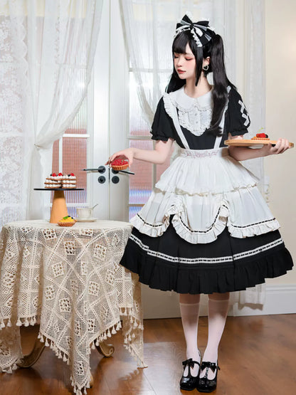 フリルワンピースロリータ＋エプロンキューピッド