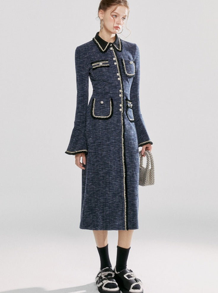 Kleid Schlank Retro Elegant