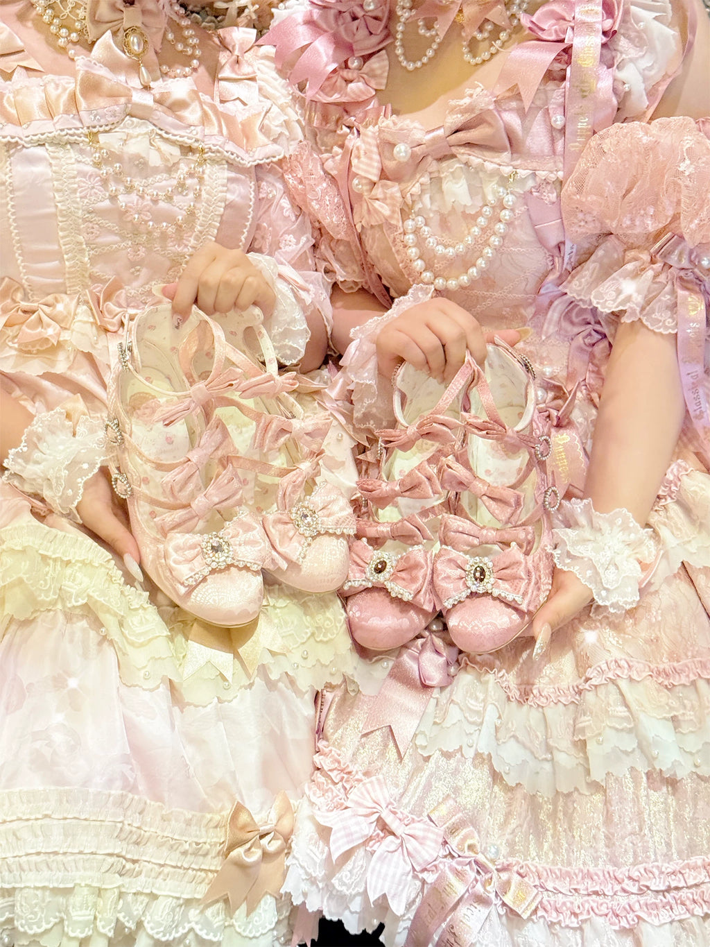 BaiChaRuMeng Rococo Night Elegant Heels