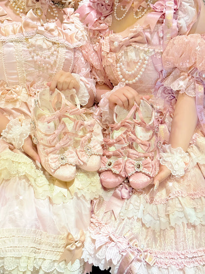 BaiChaRuMeng Rococo Night Elegant Heels