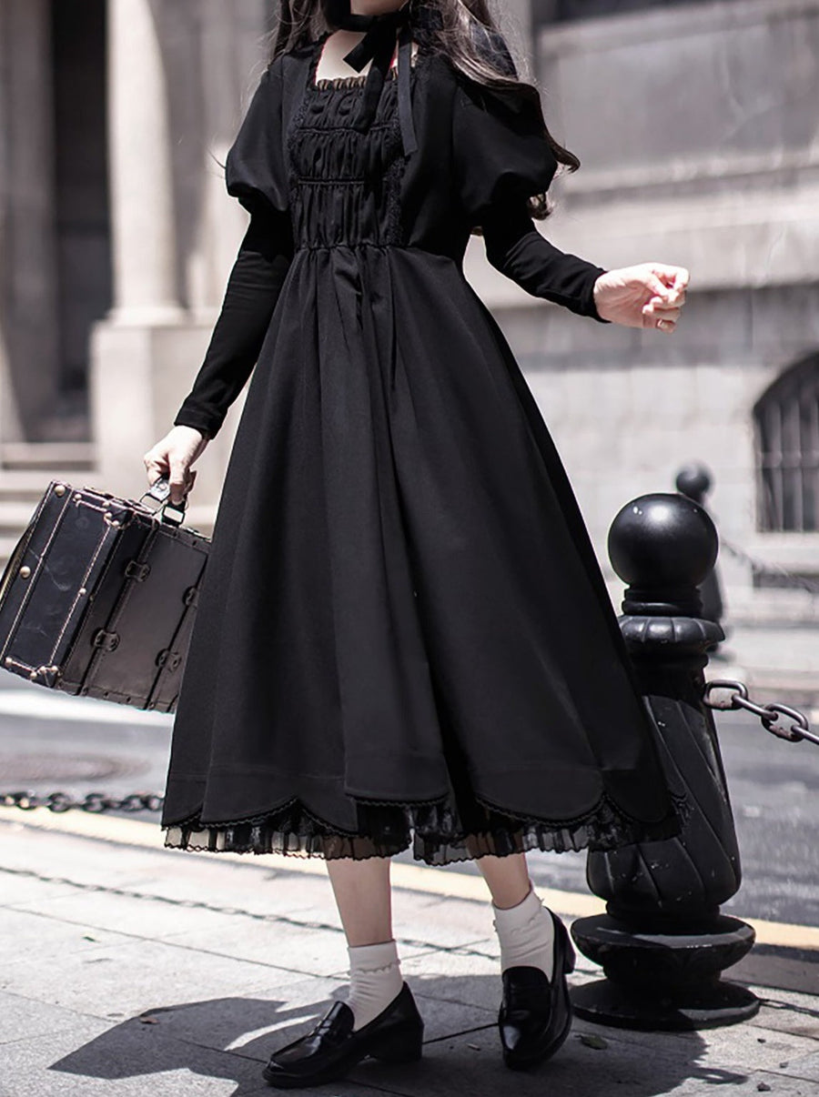 Robe + ruban impérial français rétro