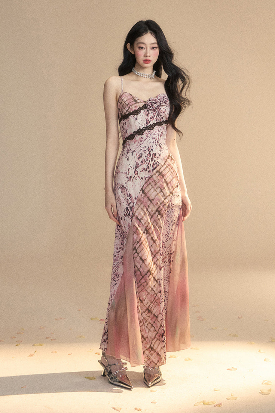 Kleid Eine Schulter Dame Lange