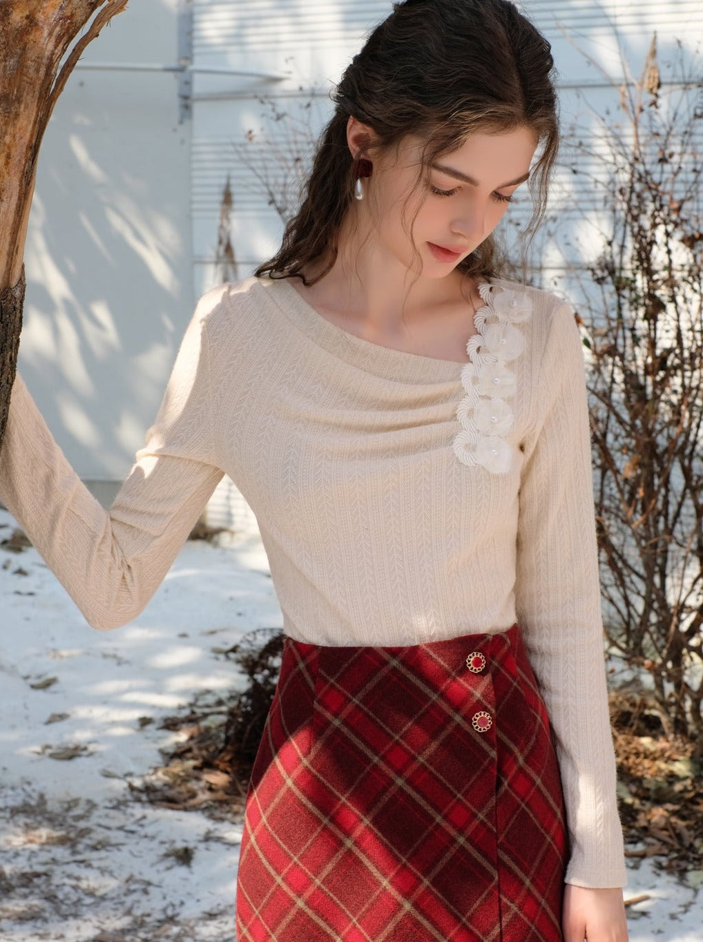 Queen Milk Sweet Tops Französisch Faul