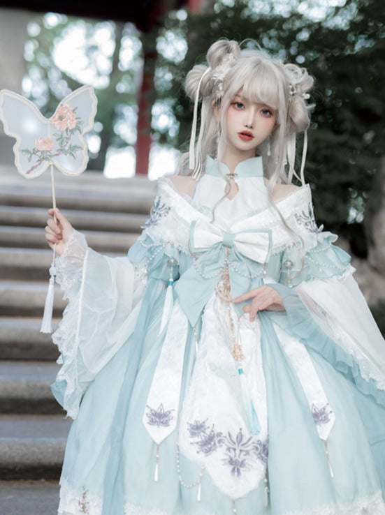 リボンチャイナ スイート＆ティー ロリータ サスペンダードレス