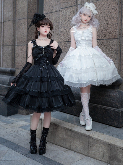 Super Fee Kleid Lolita Prinzessin Hosenträger