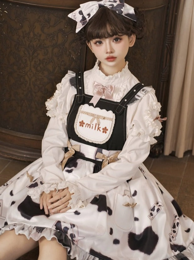 スカート ラブリー スイート ミルキー サスペンダー ロリータ