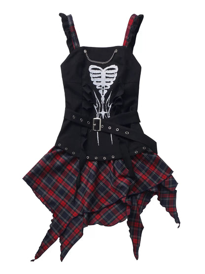 Knochen Waistland Anzug Saum Dark Subkultur Unregelmäßig Original