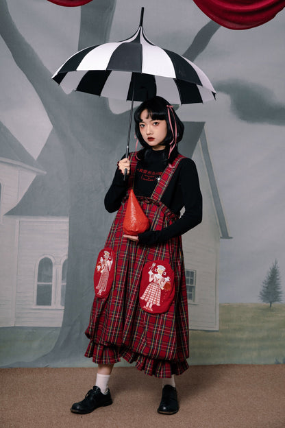 チェックレトロパンツ バルーンサーカス