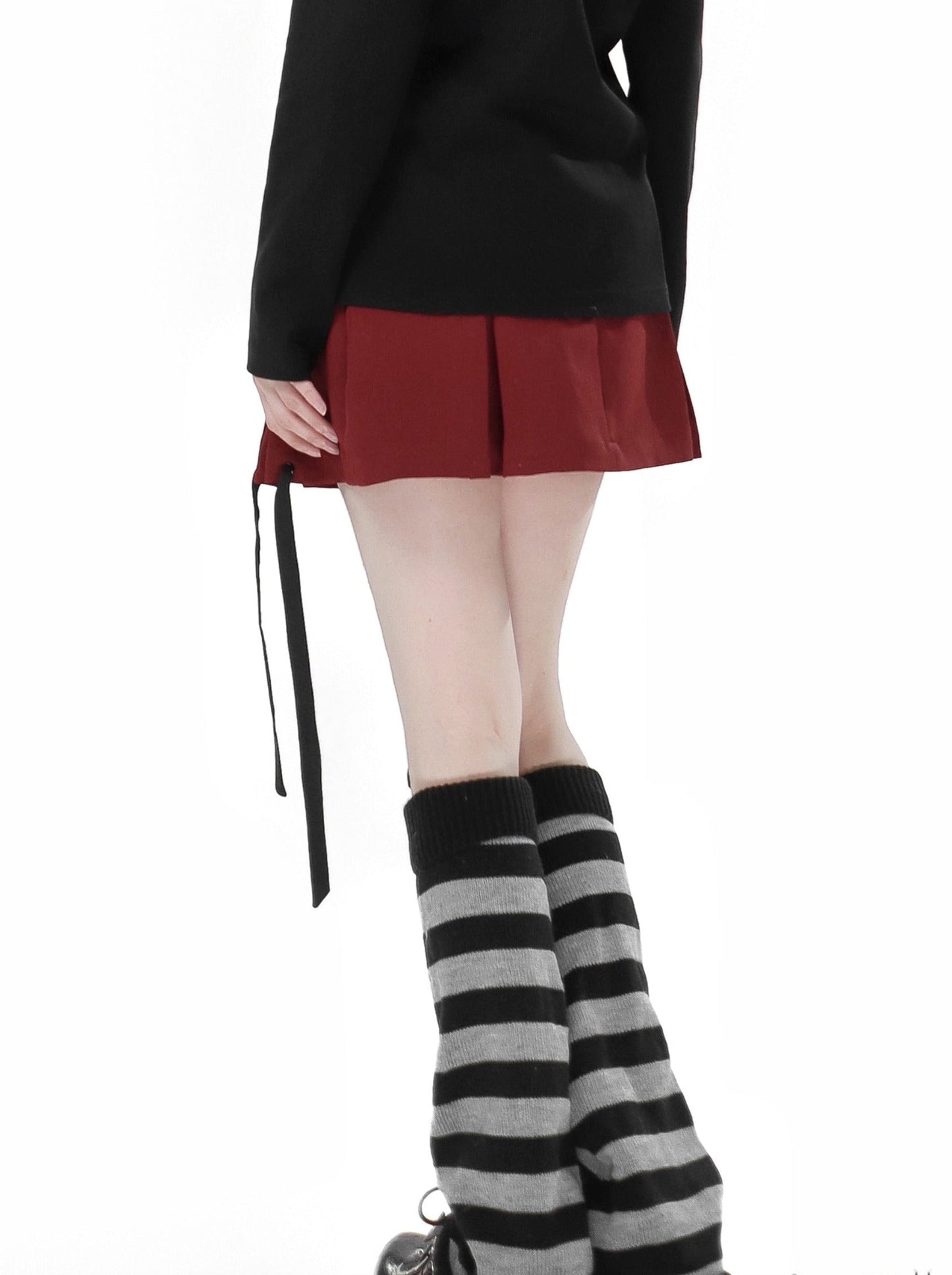 Escape Plan Red Black Work Neck Halter Jacket