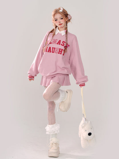 Rosa Röcke Pfirsich Sweet Style + Turnschuhe