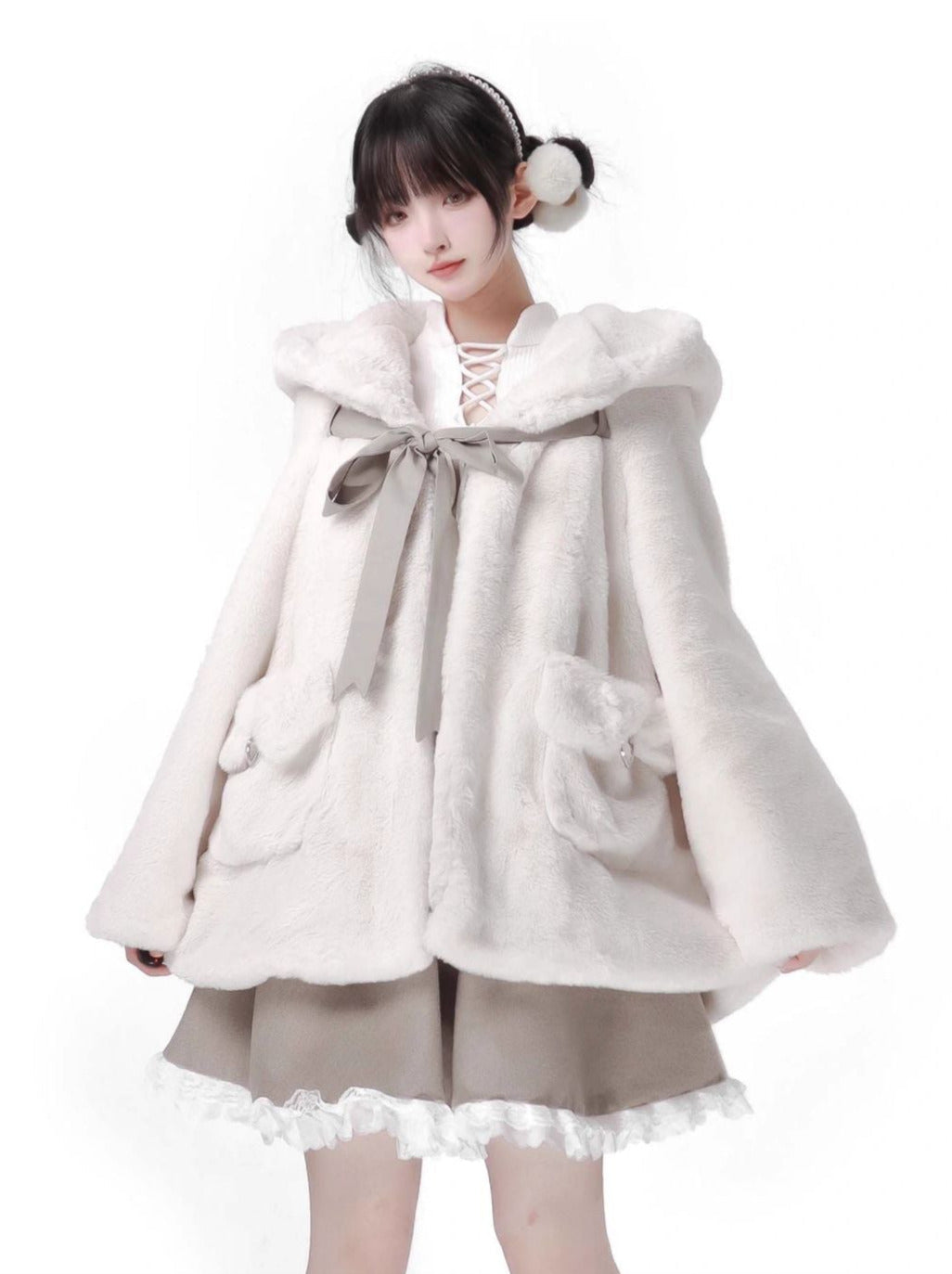 Munapoem Eco Far Coat Fish Tailedless Strap Race Jacket Wool Suit