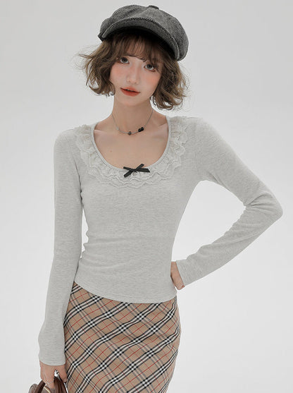 Pure Collar Slim Dzire Long T Lace