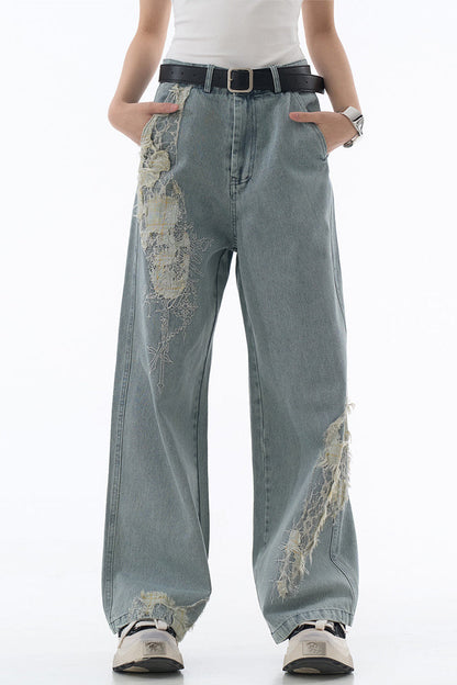 Jeans im Racer-Stil, locker lässig