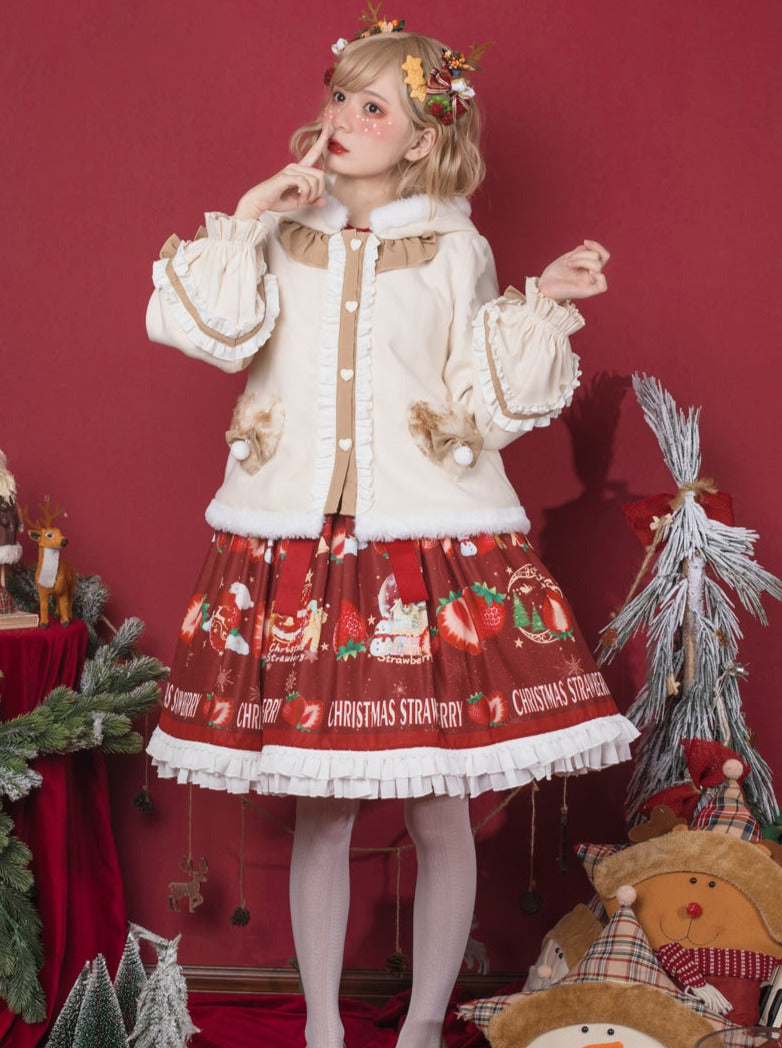 ロリータジャケットケープベルベットビッグリボン