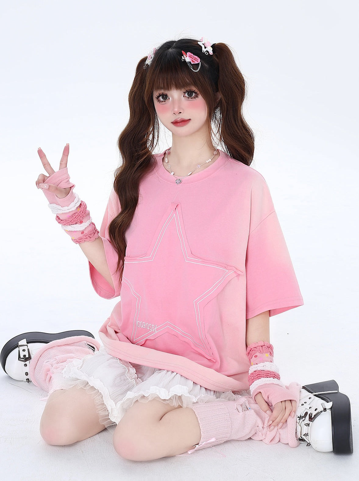 ワッペンスターストリートTシャツアメリカン