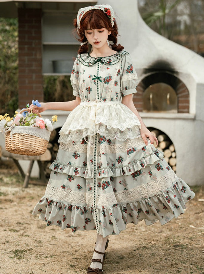 Multi Shawl Reservations Lolita Frilled + Wear Top