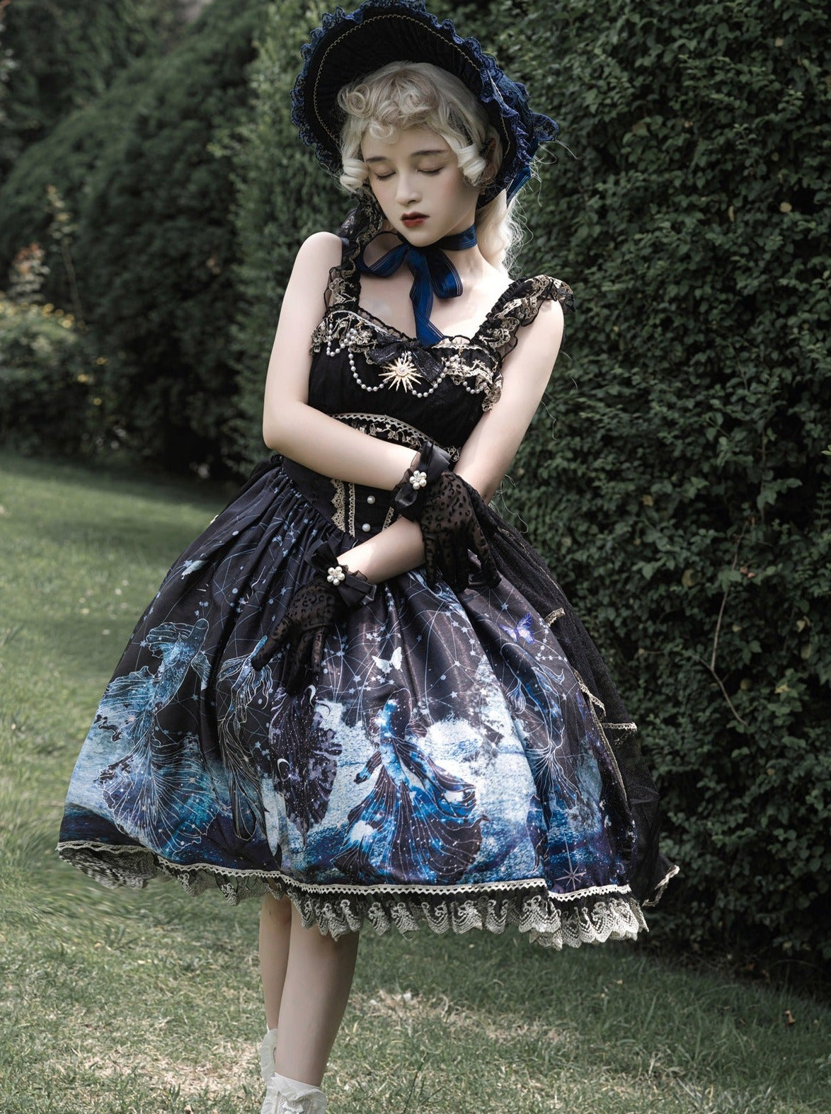 Gothic Lolita Dark Sass Skirt