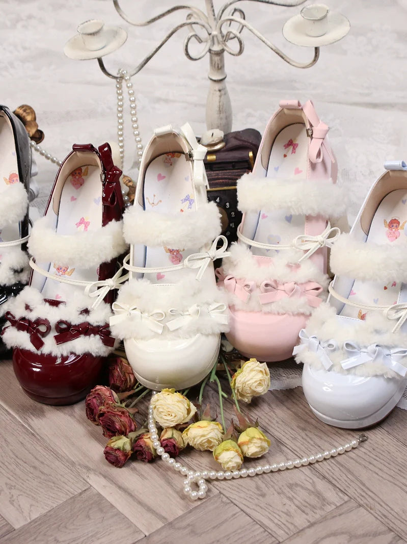 Original Lolita Shoes Round Ribbon Toe