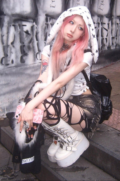 耳のスパイシーなスターガールトップスバニー