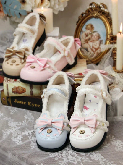 Low Heels Fluffy Bear Lolita Original