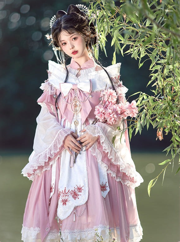 リボンチャイナ スイート＆ティー ロリータ サスペンダードレス