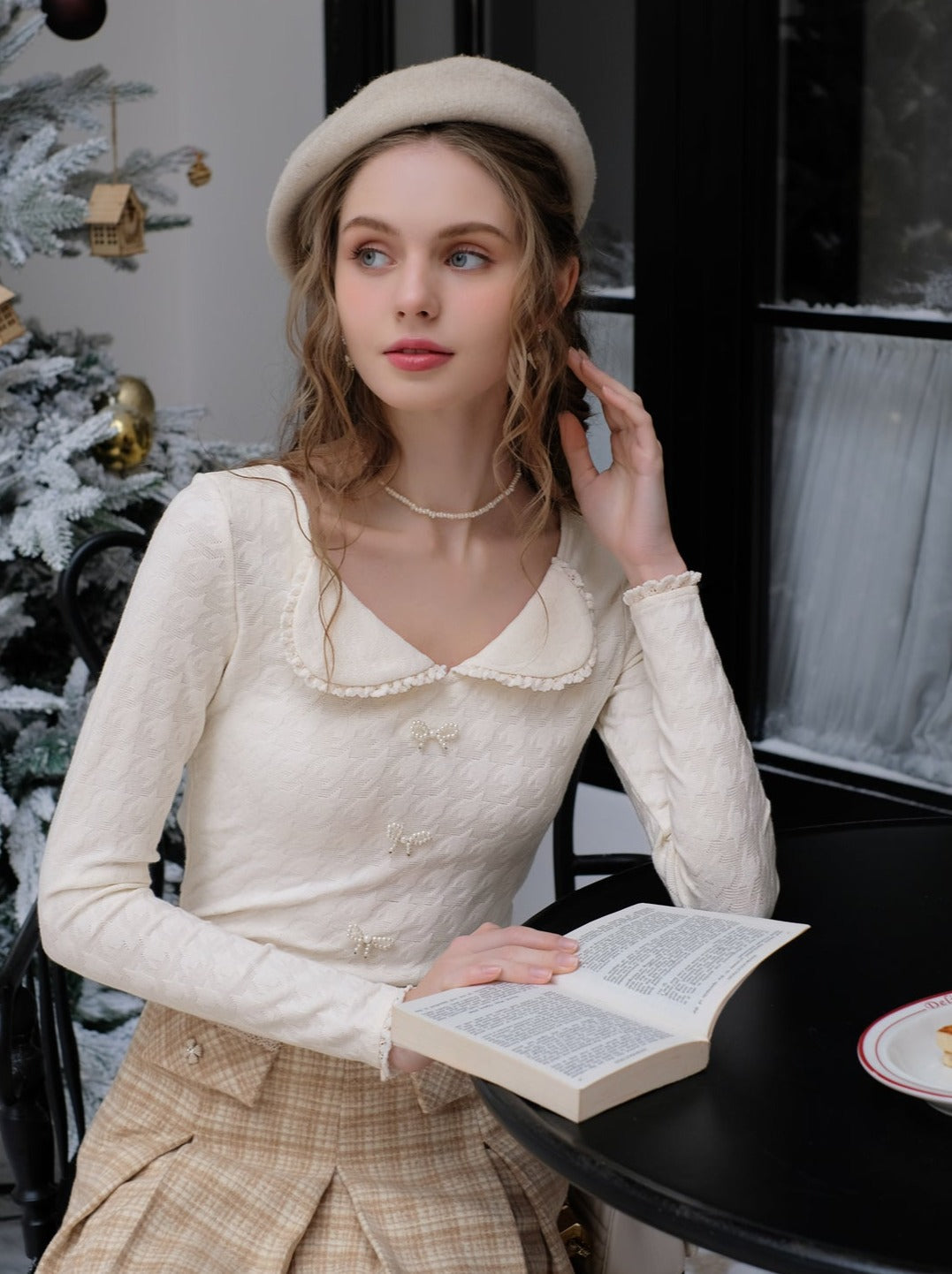 Top Französisch Gelb Rock Check Milchshake