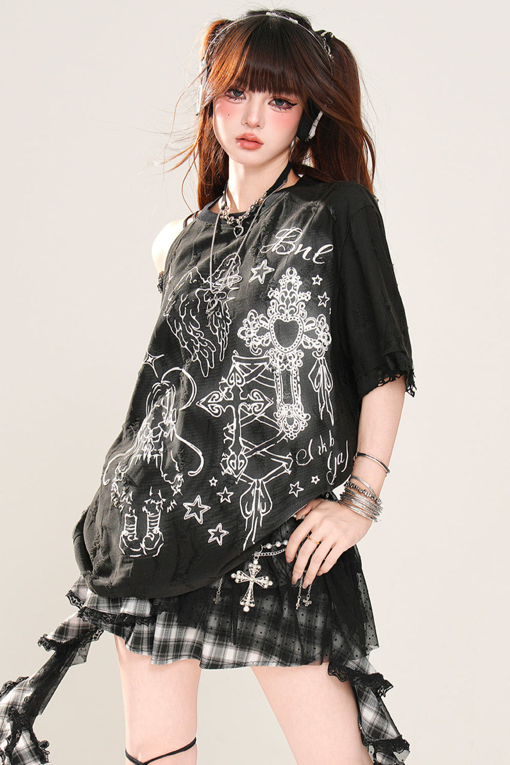 レイジーダークマインTシャツ ルーズ