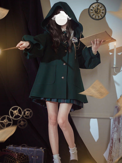 College Cloak Jacket Brooch Retro Magic + College