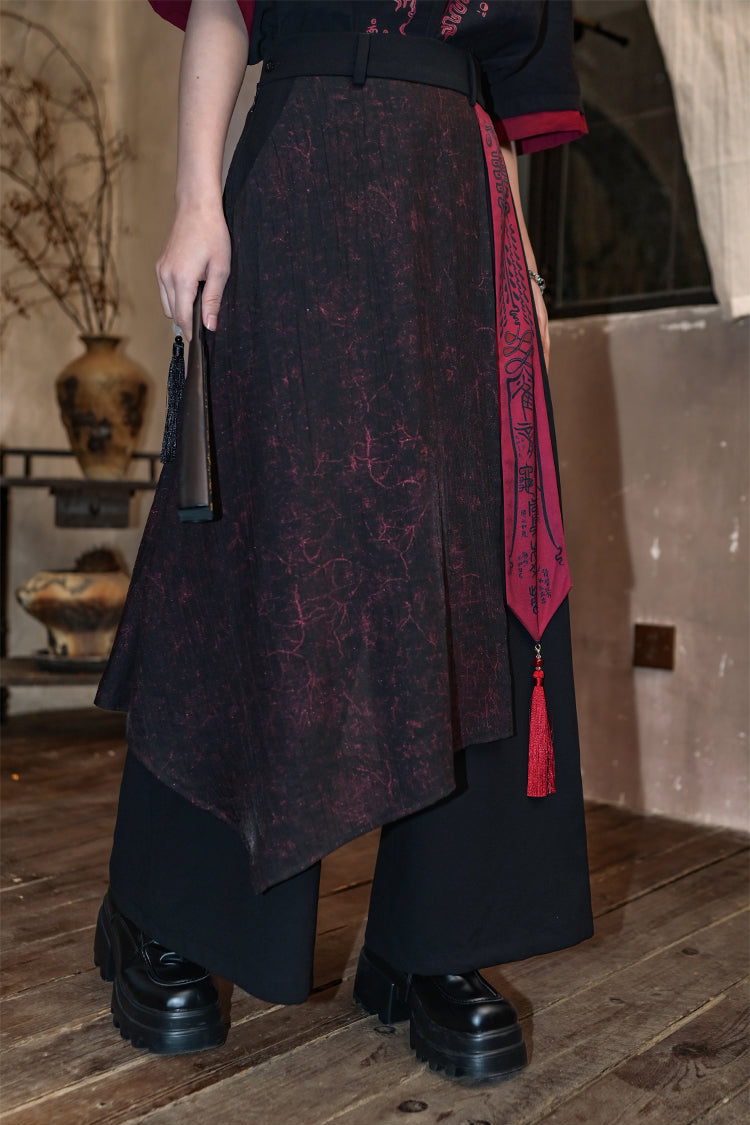 ダークレッグチャイナパンツ ワイド