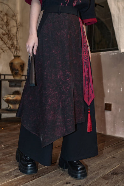 ダークレッグチャイナパンツ ワイド