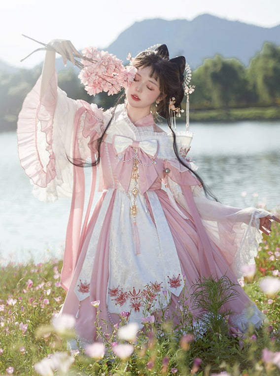 リボンチャイナ スイート＆ティー ロリータ サスペンダードレス