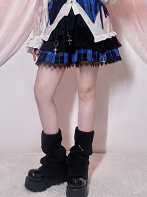 スーツセット チェック ベスト パンツ スカート シャツ プリンス