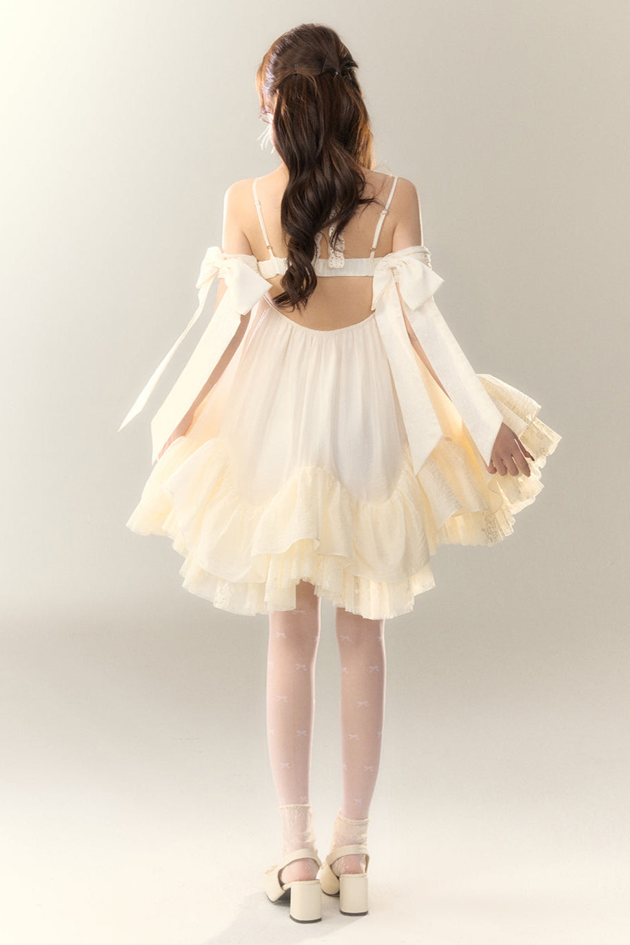 Perlensaum-Sohlenkleid Sweet Cami Salt Sea