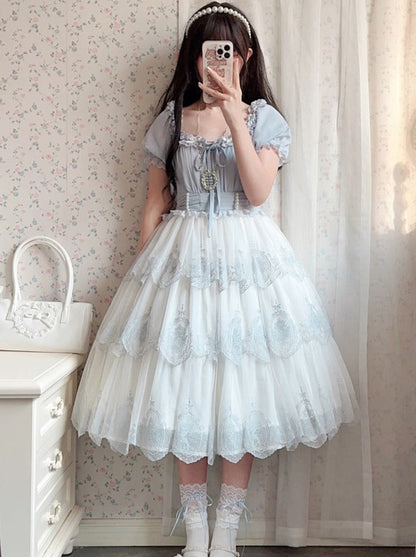 Dress Elegant Lolita Sheer Summer