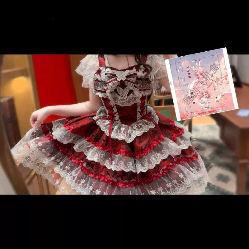 Warbler Age Ballet Lolita JSK Suspender Dress