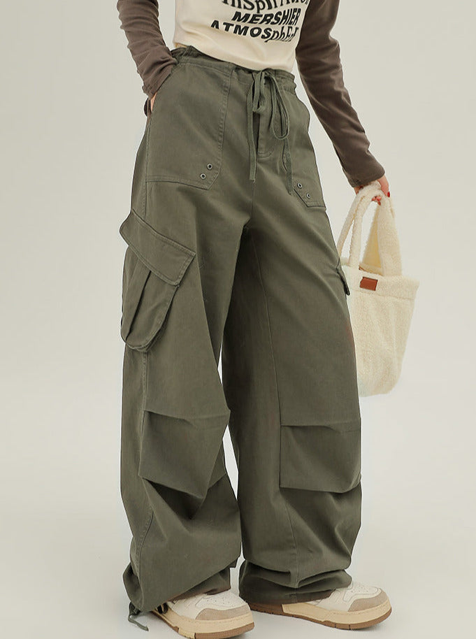 Wide Cargo Fold American Pinch Pants